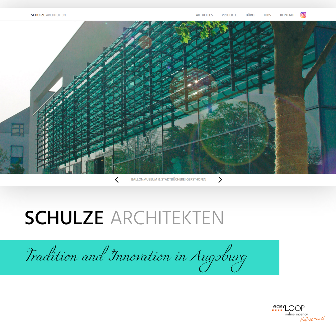 Präsentation einer Website - schulze-architekten.eu, die Barrierefreiheit Anwendungen nutzt
